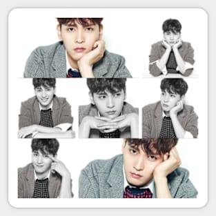 Choi tae joon collage Sticker